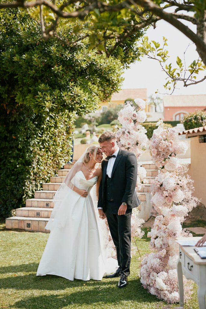Algarve wedding ceremony photographed by the best Algarve photographers Maria & Sandy